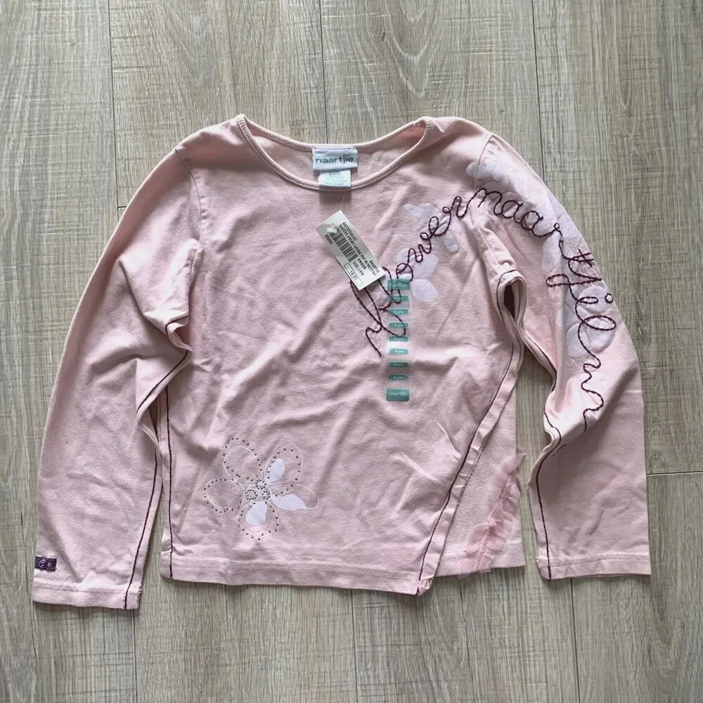 Lot 6 pc Naartjie Tops Long Sleeve Shirt Purple Blue Pink Girls Size 6